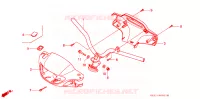 GUIDON   CARENAGE pour Honda TACT 50 STAND-UP de 1994