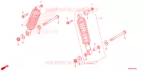 AMORTISSEUR ARRIERE pour Honda FOURTRAX 520 FOREMAN RUBICON 4X4 AT DCT EPS DELUXE de 2024