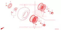 ROUE AVANT pour Honda FOURTRAX 520 FOREMAN RUBICON 4X4 AT DCT EPS DELUXE de 2024