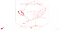 SELLE pour Honda FOURTRAX 520 FOREMAN RUBICON 4X4 AT DCT EPS DELUXE de 2024