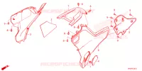 COUVERCLE LATERAL   CAPOT DE RESERVOIR pour Honda FOURTRAX 520 FOREMAN RUBICON 4X4 AT DCT EPS de 2024