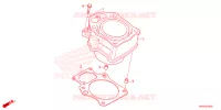CYLINDRE pour Honda FOURTRAX 520 FOREMAN RUBICON 4X4 AT DCT EPS de 2024