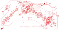 ENGRENAGE FINAL ARRIERE pour Honda FOURTRAX 520 FOREMAN RUBICON 4X4 AT DCT EPS de 2024