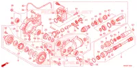 ENGRENAGE FINAL AVANT pour Honda FOURTRAX 520 FOREMAN RUBICON 4X4 AT DCT EPS de 2024