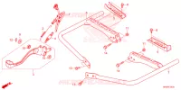 PEDALE   REPOSE PIED pour Honda FOURTRAX 520 FOREMAN RUBICON 4X4 AT DCT EPS de 2024