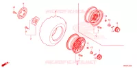 ROUE AVANT pour Honda FOURTRAX 520 FOREMAN RUBICON 4X4 AT DCT EPS de 2024