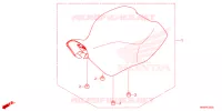 SELLE pour Honda FOURTRAX 520 FOREMAN RUBICON 4X4 AT DCT EPS de 2024