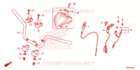 GUIDON pour Honda TRX SPORTRAX 250 X de 2024