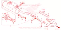 SILENCIEUX D'ECHAPPEMENT pour Honda TRX SPORTRAX 250 X de 2024