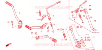 PEDALE DE FREIN   KICK pour Honda NSR 50 de 1987