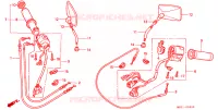 COMMODO   LEVIER   CABLE pour Honda VALKYRIE 1500 F6C de 1998