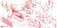 RADIATEUR pour Honda VALKYRIE 1500 F6C de 1998