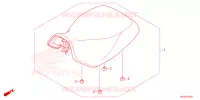 SELLE pour Honda FOURTRAX 520 FOREMAN 4X4 BASE 4CM de 2024