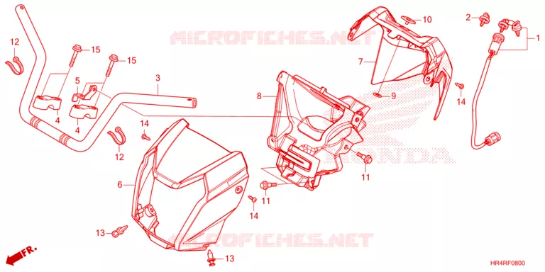 GUIDON Honda ATV 520 FOURTRAX 2024  TRX520FM1R