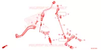 PEDALE pour Honda AFRICA TWIN 1100 DCT ADVENTURE SPORT ES de 2024