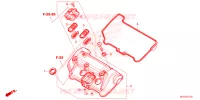 COUVRE CULASSE pour Honda AFRICA TWIN 1100 DCT ADVENTURE SPORT ES de 2024