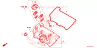 COUVRE CULASSE pour Honda AFRICA TWIN 1100 DCT ADVENTURE SPORT ES de 2024