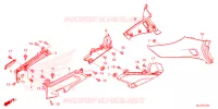 COUVERCLES LATERAUX pour Honda GL 1800 GOLD WING TOUR DCT AIRBAG de 2024