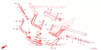 GUIDON   TE DE FOURCHE pour Honda GL 1800 GOLD WING TOUR DCT, NAVI, AIRBAG de 2024