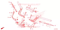 GUIDON   TE DE FOURCHE pour Honda GL 1800 GOLD WING TOUR DCT, NAVI, AIRBAG de 2024