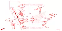 MAITRE CYLINDRE DE FREIN AVANT pour Honda GL 1800 GOLD WING TOUR DCT, NAVI, AIRBAG de 2024