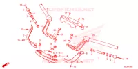 GUIDON   TE DE FOURCHE pour Honda GL 1800 GOLD WING TOUR DCT, NAVI, AIRBAG de 2024