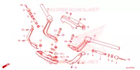 GUIDON   TE DE FOURCHE pour Honda GL 1800 GOLD WING TOUR DCT, NAVI, AIRBAG de 2024