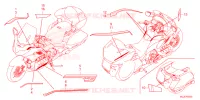 AUTOCOLLANTS pour Honda GL 1800 GOLD WING TOUR de 2024