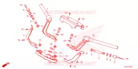 GUIDON   TE DE FOURCHE pour Honda GL 1800 GOLD WING TOUR de 2024