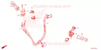 COMMODO   LEVIER   CABLE pour Honda SH 125 SMART TOP BOX de 2024