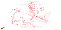 MAITRE CYLINDRE DE FREIN ARRIERE pour Honda SH 125 SMART TOP BOX de 2024