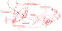 AUTOCOLLANTS pour Honda SH 150 ED de 2024