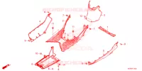 MARCHE PIEDS pour Honda SH 150 5ED de 2024