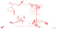 PEDALE pour Honda CB 500 HORNET de 2024