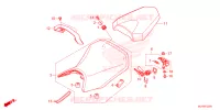 SELLE pour Honda CB 500 HORNET de 2024