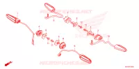 CLIGNOTANT pour Honda CBR 500 R de 2024