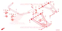 TRIANGLES   BARRE ANTI ROULIS pour Honda PIONEER 1000-5P BASE de 2024