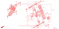 AMORTISSEUR ARRIERE pour Honda PIONEER 1000-5P TRAIL de 2024