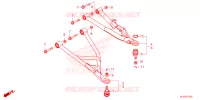 TRIANGLES AVANT pour Honda PIONEER 1000-5P FOREST de 2024