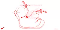 COMMODO   LEVIER   CABLE pour Honda FORZA 250 ABS TOP CASE de 2024