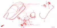 SELLE pour Honda FORZA 350 VOICE CONTROL de 2024