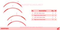 AUTOCOLLANT pour Honda FORZA 350 VOICE CONTROL de 2024