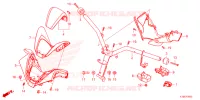GUIDON   CARENAGE pour Honda FORZA 350 VOICE CONTROL de 2024