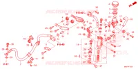 MAITRE CYLINDRE DE FREIN ARRIERE pour Honda CBR 1000 ABS de 2024