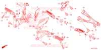 REPOSE PIED pour Honda CBR 1000 ABS de 2024
