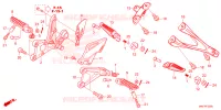 REPOSE PIED pour Honda CBR 1000 de 2024