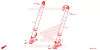 FOURCHE pour Honda CBR 1000 RR SP BREMBO de 2023