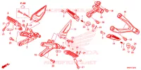 REPOSE PIED pour Honda CBR 1000 RR SP BREMBO de 2023