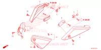 COUVERCLE LATERAL DE FILTRE A AIR pour Honda REBEL 1100 DCT de 2024