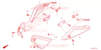 COUVERCLE LATERAL DE FILTRE A AIR pour Honda REBEL 1100 DCT de 2024